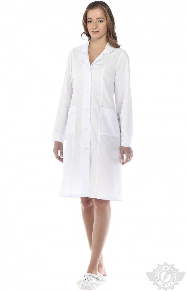 65777 Халат "Татьяна" белый  Медицинская одежда  размер 50/158-164 Спецодежда  - Вид №6