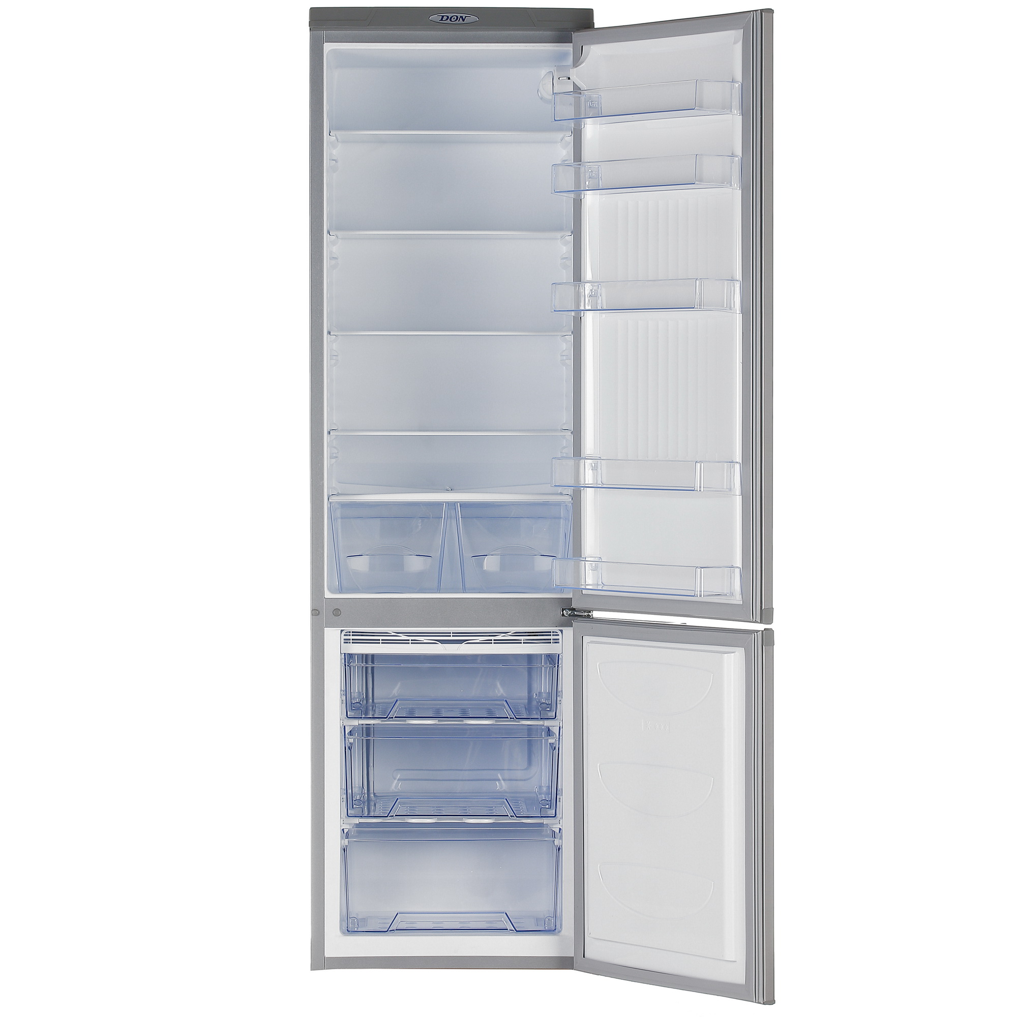 1229500 Холодильник с морозильником   DON R-295 NG серебристый STDN-0097946 - Вид №1