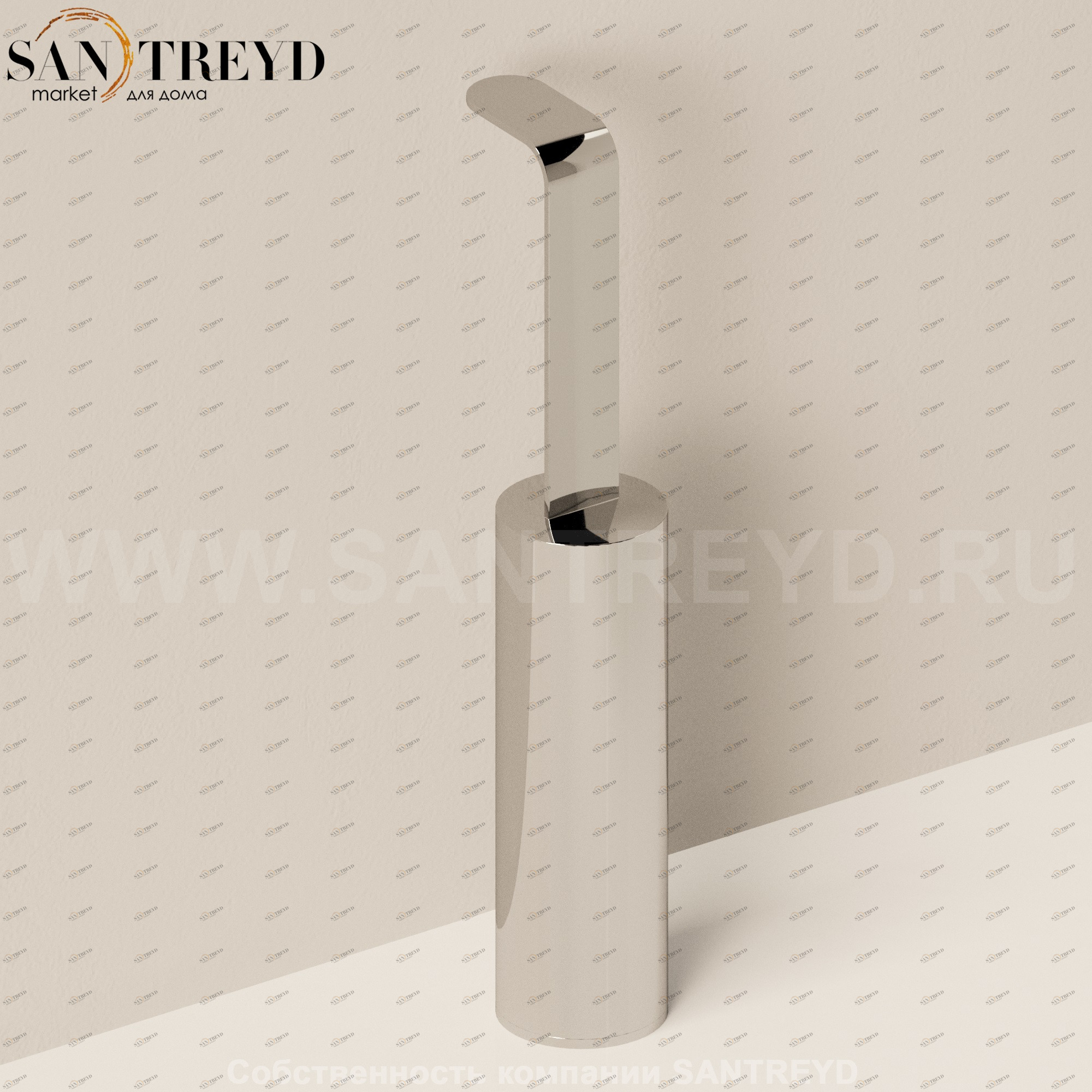 Flaminia TWO Туалетный ёрш хромированный TWOPF.CR Ceramica Flaminia TWOPFCR