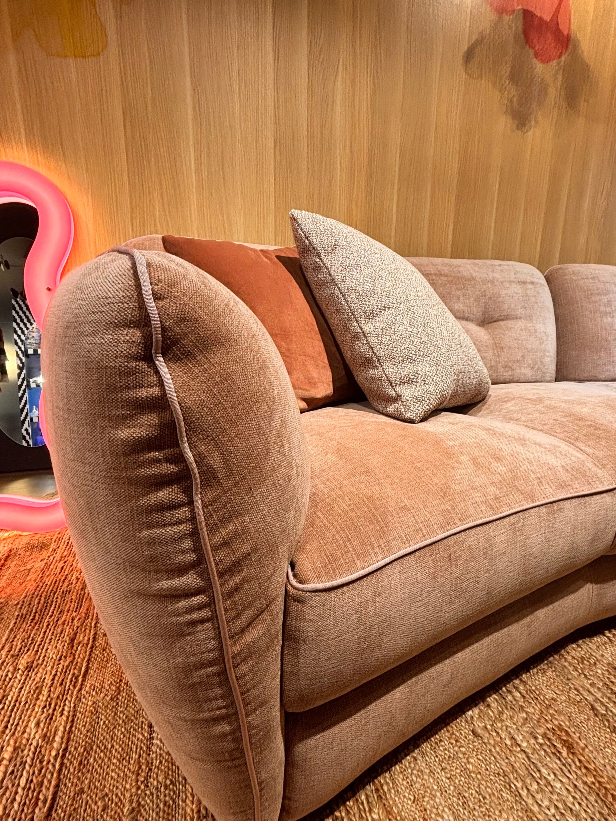 Изогнутый диван из ткани In Stock Cattelan Италия ARCH-00077694 - Вид №2