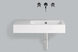 4207300401 Умывальник, wt.pr800.r, белая, противомикробное Alape серия PR