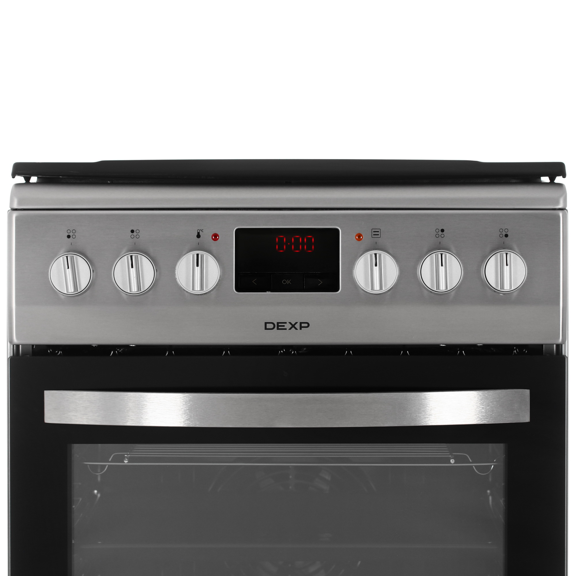 9098496 Комбинированная плита DEXP M35-1SLV серебристый STDN-0109681 - Вид №4