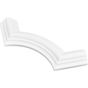 Уголок декоративный для потолочного плинтуса NMC C100-C1 белый 4 шт 89342761