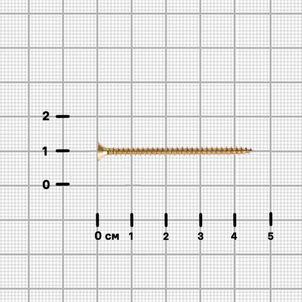 Саморезы универсальные потайные острые оцинкованные 3x45 6 шт. 89344243 STLM-2143621 Santreyd  - Вид №2