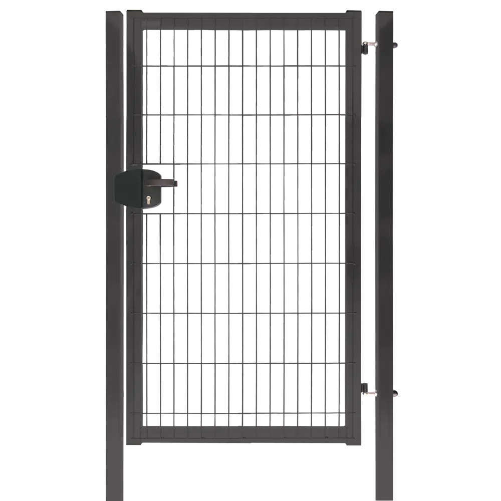 Калитка 3D Grand Line Medium 100x173 см правая универсальная RAL 7024 серый 89426742 STLM-2038783 