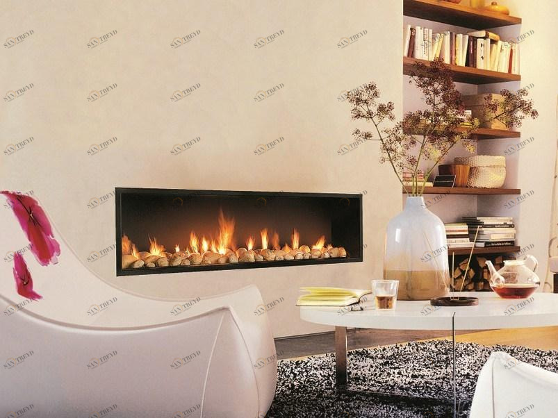 Focus creation Встроенный камин с панорамным остеклением sun-id-1507196