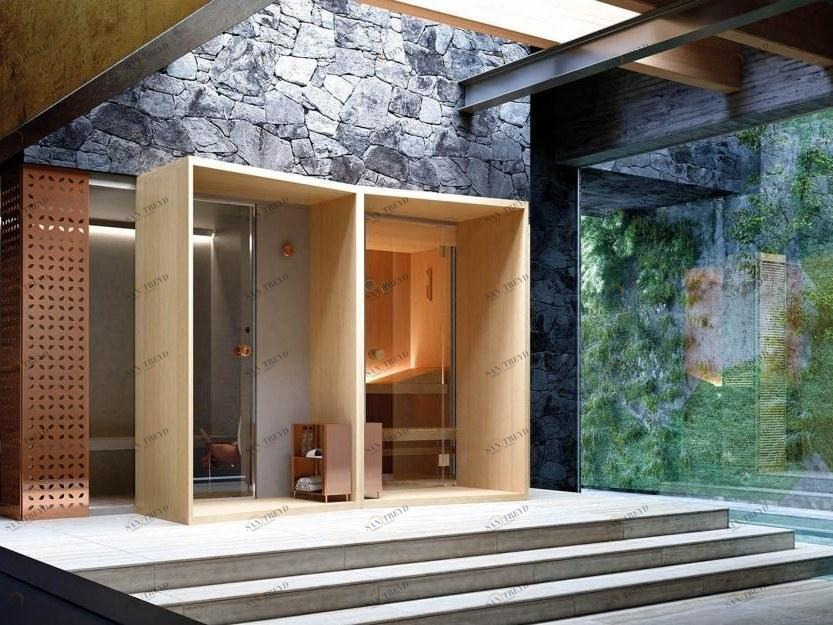 Glass1989 Финская сауна с душем Home & spa rituals sun-id-1347161