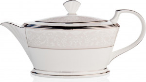 32187 Noritake Чайник Noritake "Серебряный дворец" 1л Фарфор костяной