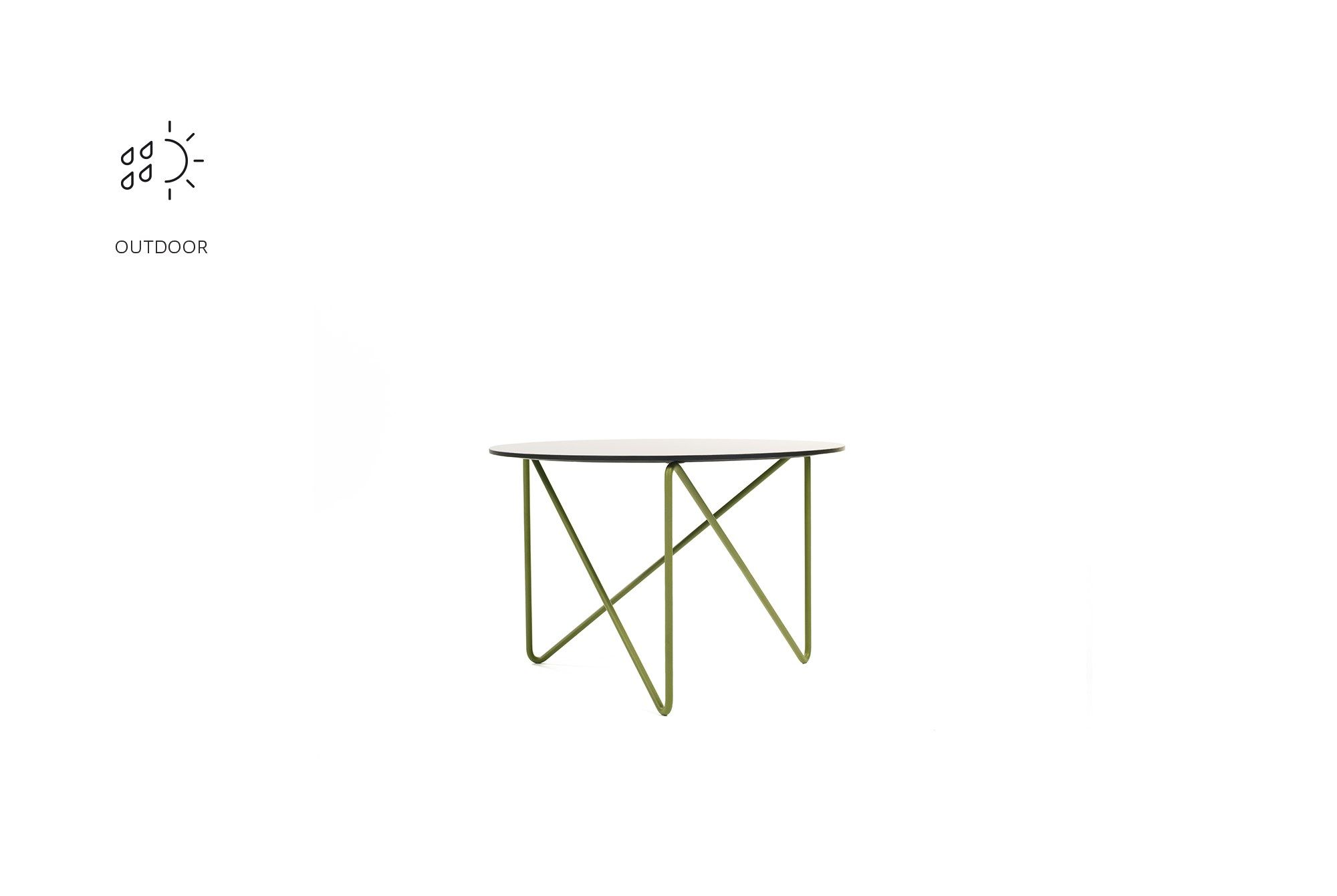 Круглый садовый столик prostoria Polygon ARCH-00013842 - Вид №3