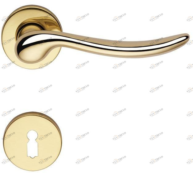 LINEA CALI' Латунная ручка в классическом стиле с накладкой Beta sun-id-1485650