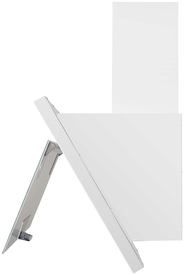 TOWER Light 50 White Glass White Вытяжка tower light 50 белый/белое стекло/ • тип: настенная• цвет: белый• управление: кнопочное• ширина, мм: 500• полная потребляемая мощность, вт: 150• количество скоростей: 3• максимальная производительность, м3/ч: 470• Santreyd  - Вид №4