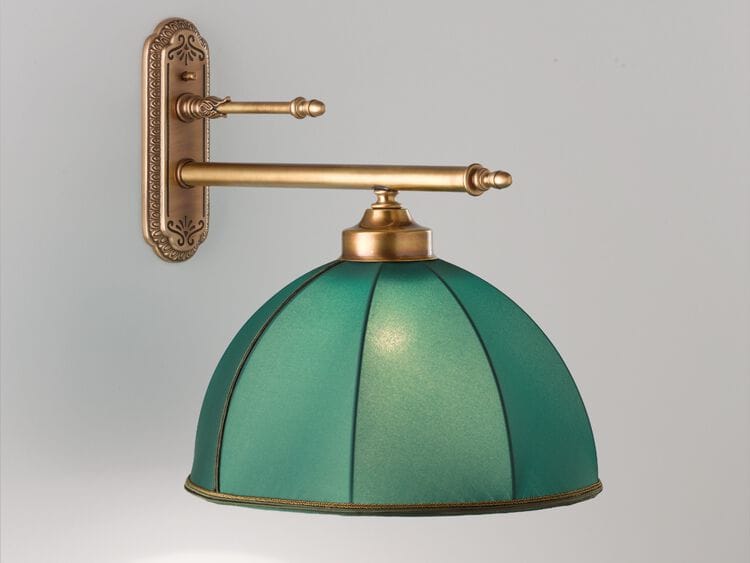 Светодиодный настенный светильник из латуни и ткани Cremasco Illuminazione Венецианская традиция ARCH-00043044