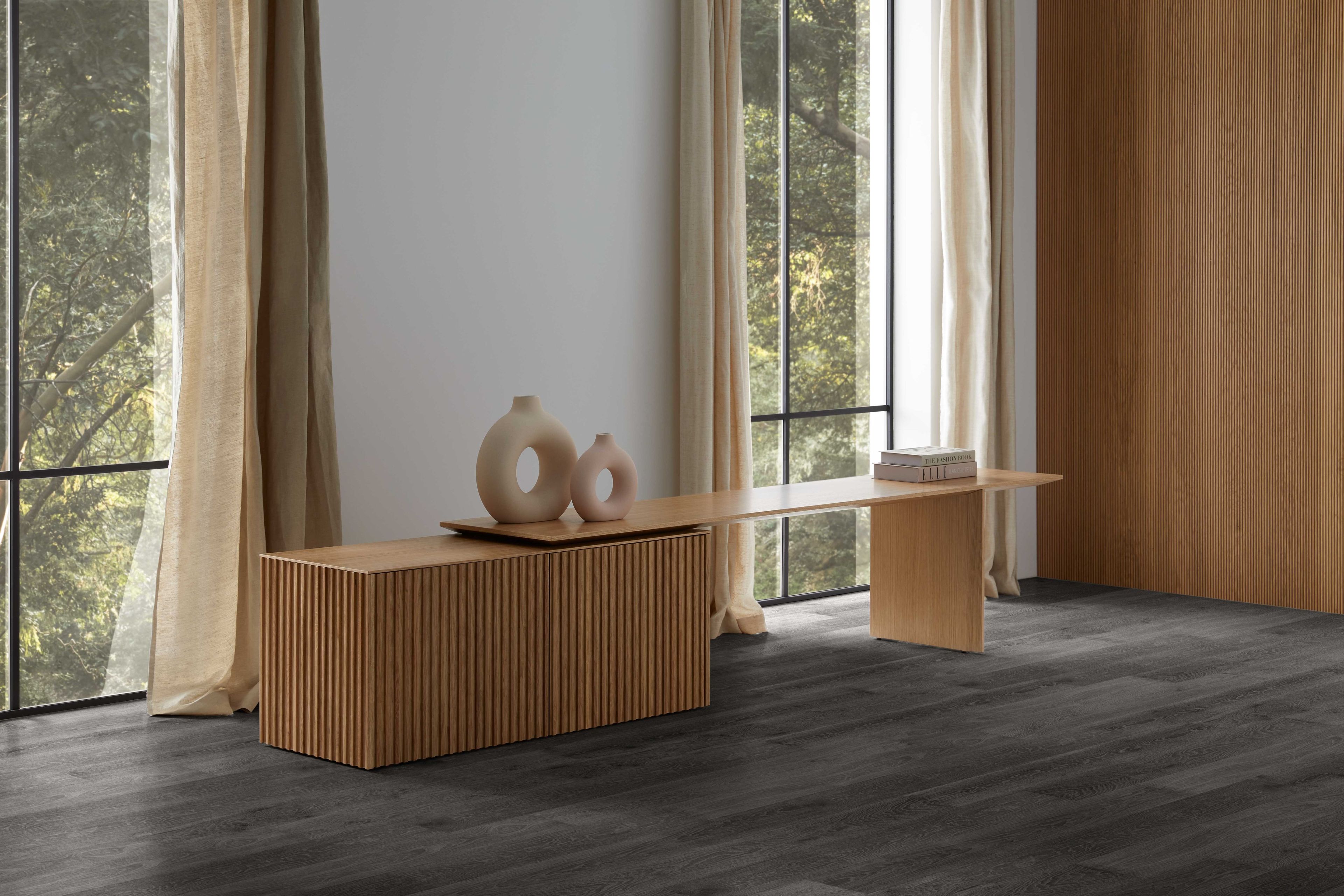 Деревянный шкаф для телевизора с распашными дверцами Punt VELASCA EXTENSIBLE ARCH-00141981 - Вид №2