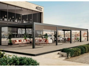 PRATIC F.lli ORIOLI Отдельностоящая пергола со сдвижной крышкой Brera