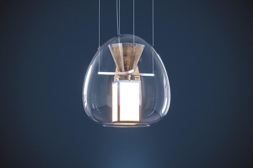 Artemide Подвесной светильник с прямым светом из дутого стекла Harry h sun-id-1449328 - Вид №6
