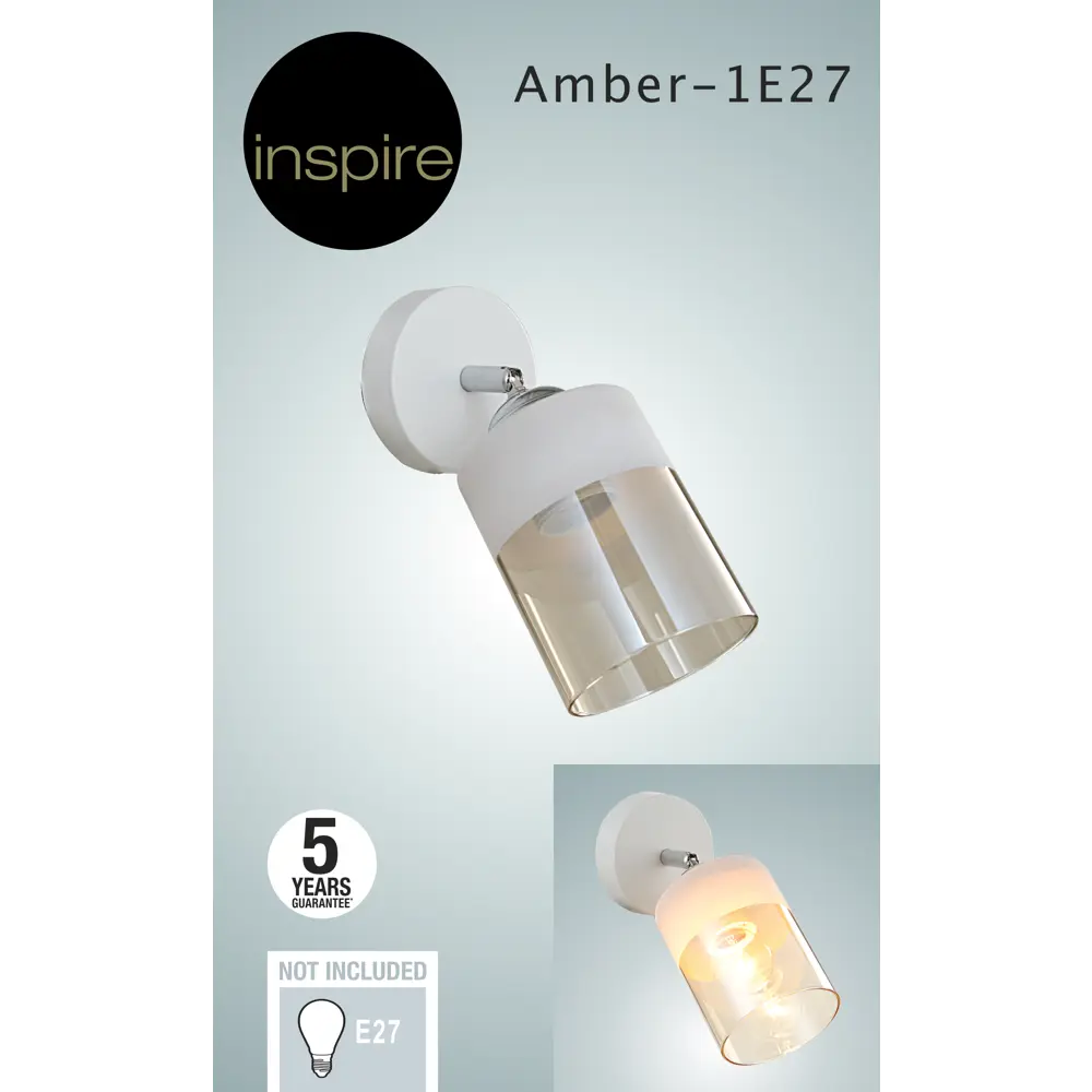 INSPIRE Amber — бра с янтарным стеклом для уютного интерьера 85113385 STLM-0058962 - Вид №5
