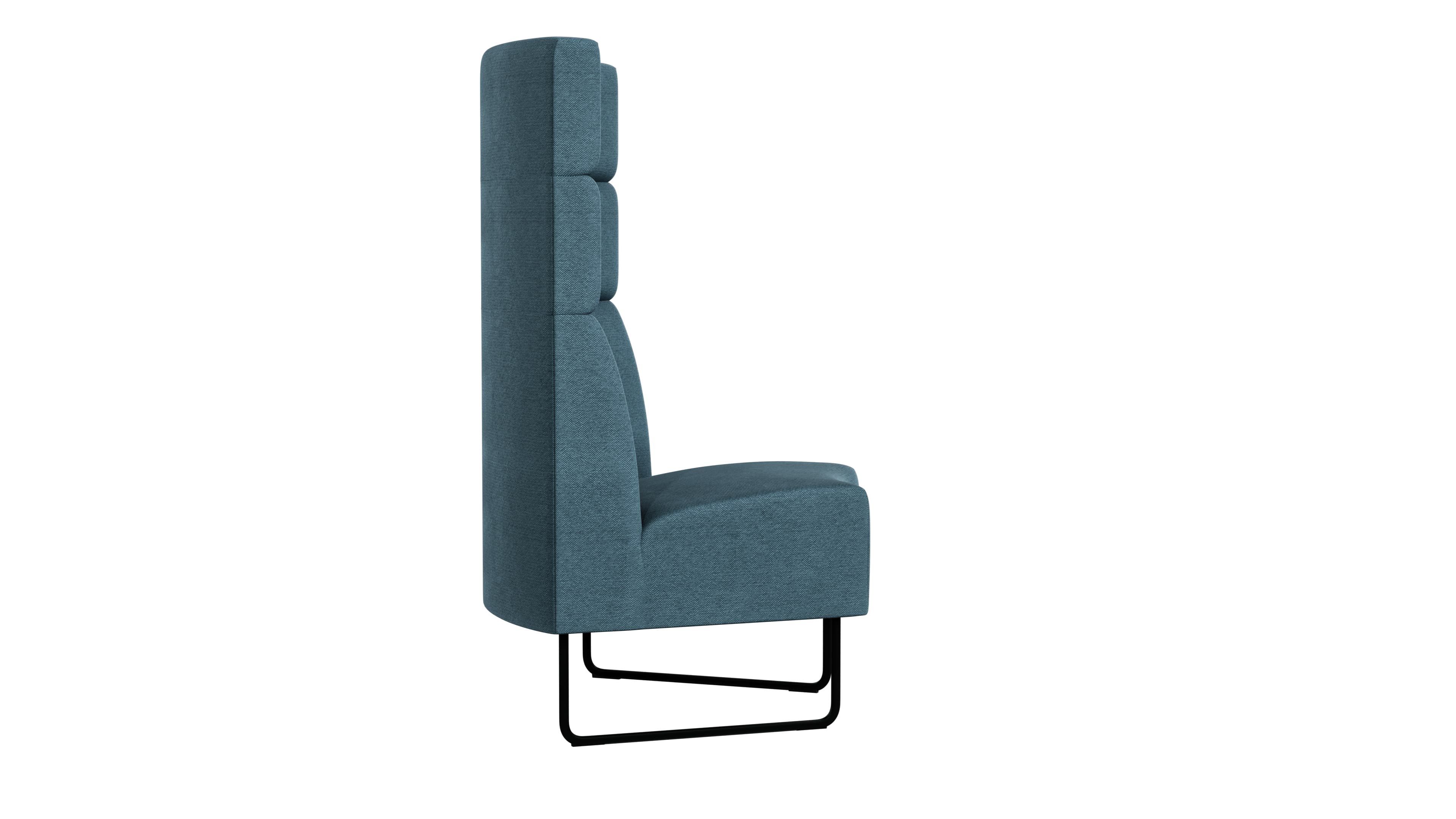 Изогнутый тканевый диван с высокой спинкой Intuit by Softrend Meeter ARCH-00151203 - Вид №5