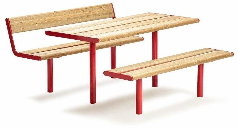 VESTRE Стол для пикника из стали и дерева April sun-id-1381246 - Вид №1