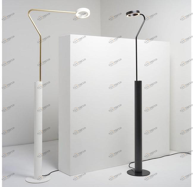 ZAVA Регулируемый светодиодный торшер Meta sun-id-1394955