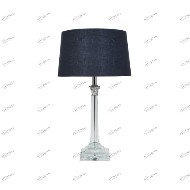 Настольная лампа Cabra Cognac Crystal от RVAstley 5255 RVASTLEY КЛАССИЧЕСКИЕ 061663 Прозрачный;черный 