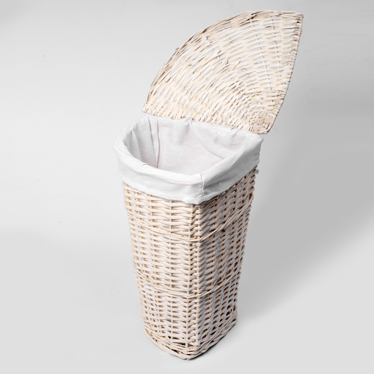 WB-560-L Vils Плетеная корзина для белья с крышкой WasserKRAFT  - Вид №2