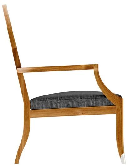 ASTELLO Садовое кресло из тика с подлокотниками Jonquille Jq.sb2.s1 - Вид №3