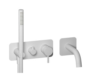 Смеситель для душа с 4 отверстиями и ручным душем