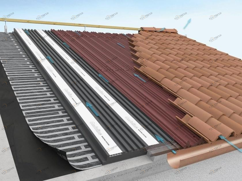 ONDULINE ITALIA Система вентилируемой кровли Roofing system sun-id-1403258