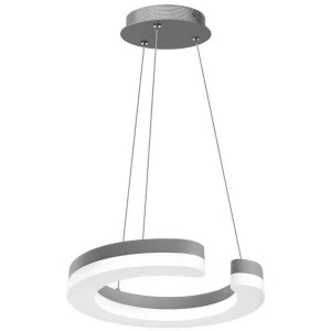 Подвесной светодиодный светильник 4000К серебро LIGHTSTAR UNITARIO 326523 Серый