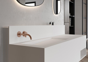 Одиночный подвесной умывальник