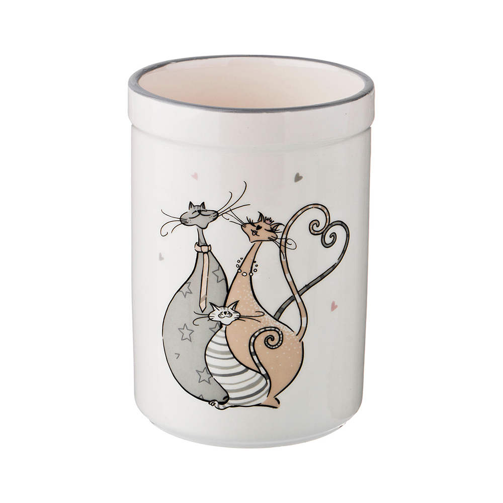 230-296 Посуда керамическая Подставка под кухонные принадлежности счастливое семейство Lefard 