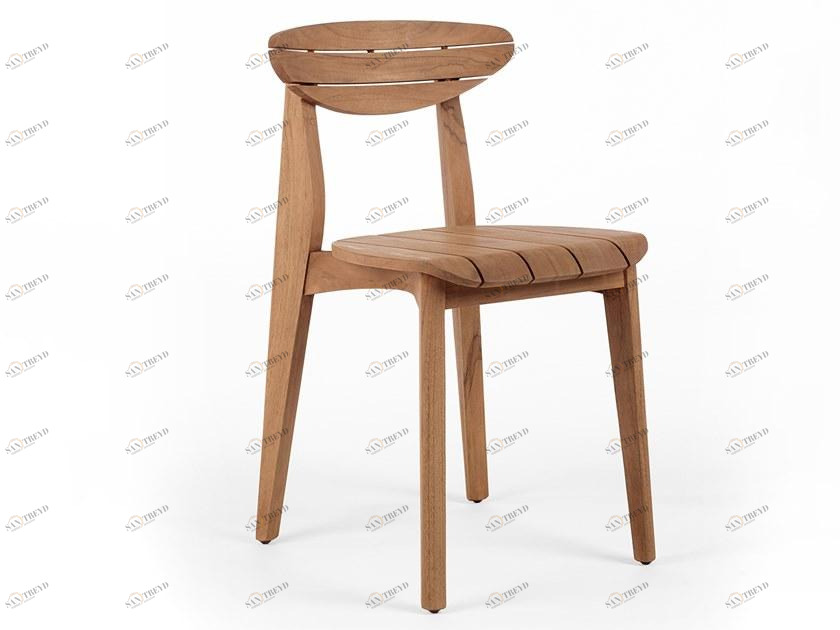 Wildspirit Садовый стул из дерева с открытой спинкой Ink sun-id-1381038