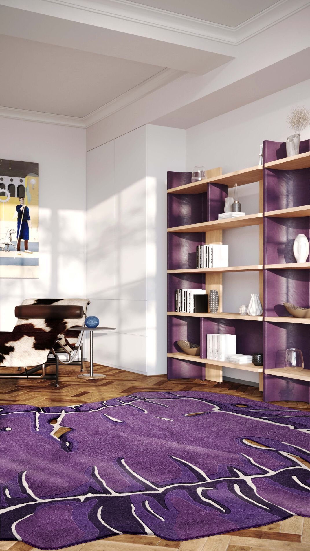 Изогнутый ковер ручной работы Tapis Rouge стрейч ARCH-00099761 - Вид №1