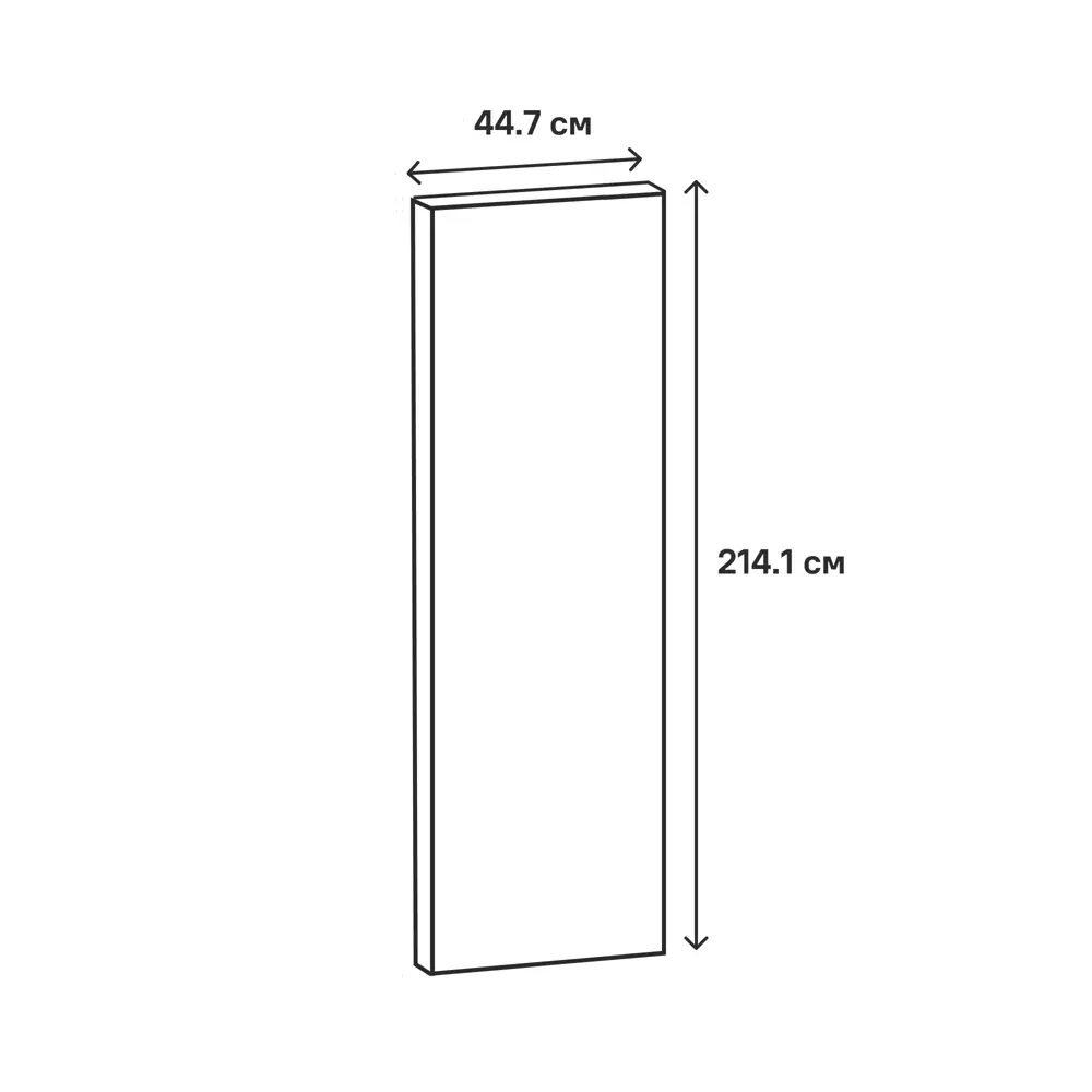 Фасад кухонный Delinia ID Инта: белый МДФ с филенкой для неоклассики 89340158 STLM-0867443 - Вид №5