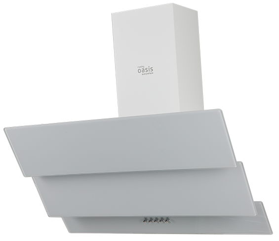 8198297 Вытяжка наклонная Oasis NS-60W (FR) белый/белый STDN-0072873 - Вид №4