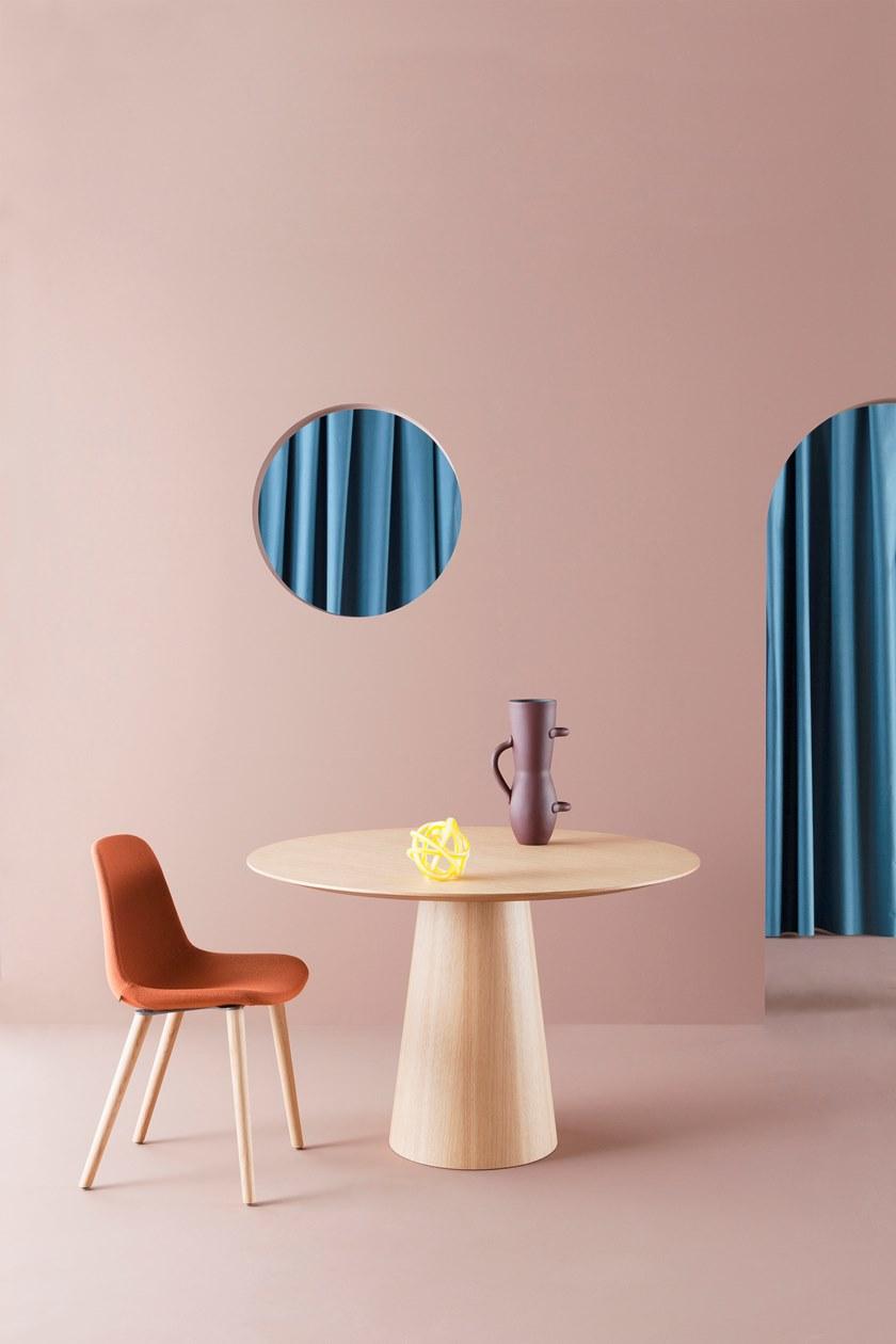 Crassevig Круглый стол из фанерованной древесины Inoko sun-id-1446009 - Вид №1