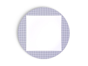 Фарфоровая сервировочная тарелка