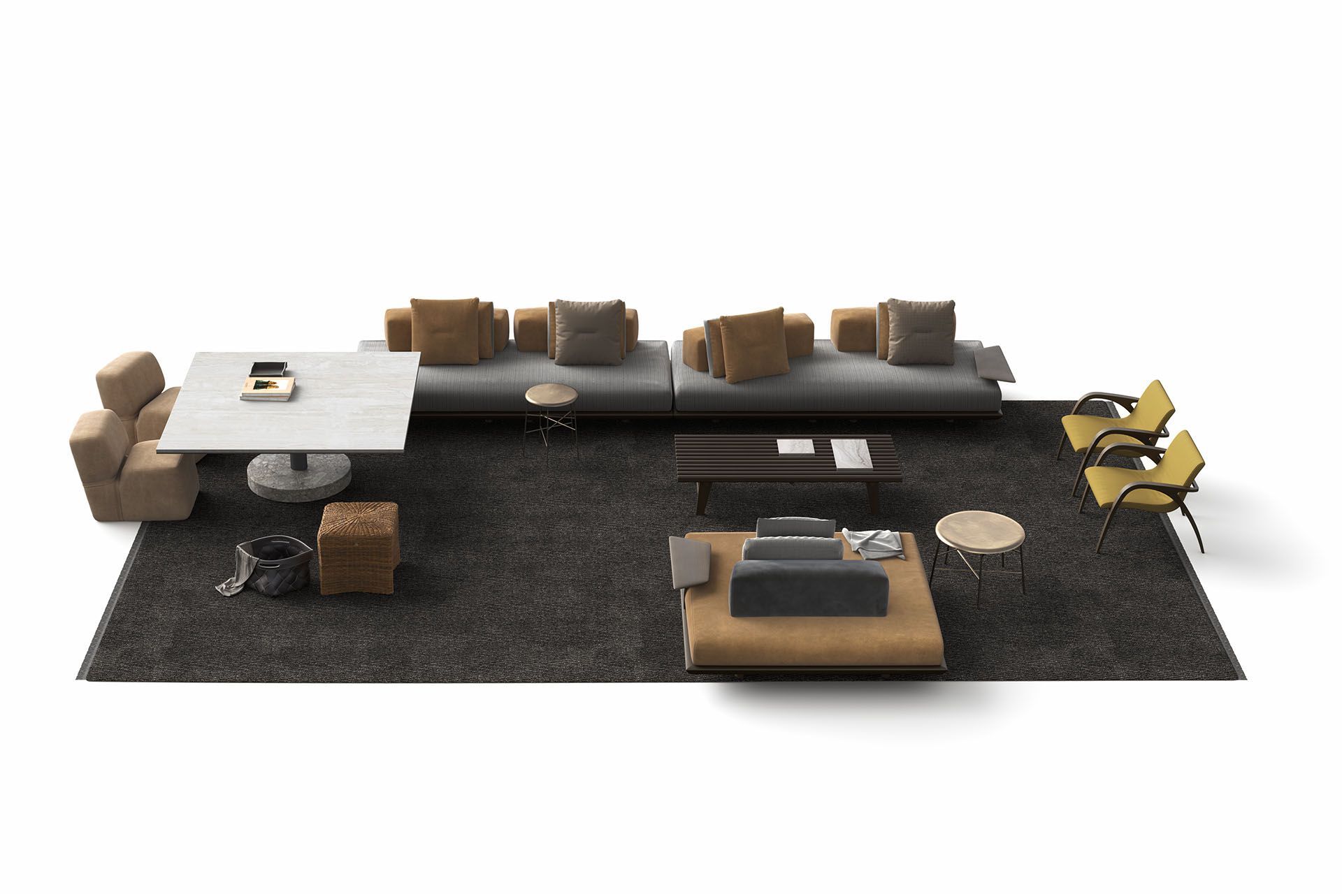 Плетеный садовый столик Exteta джунгли ARCH-00039877 - Вид №8