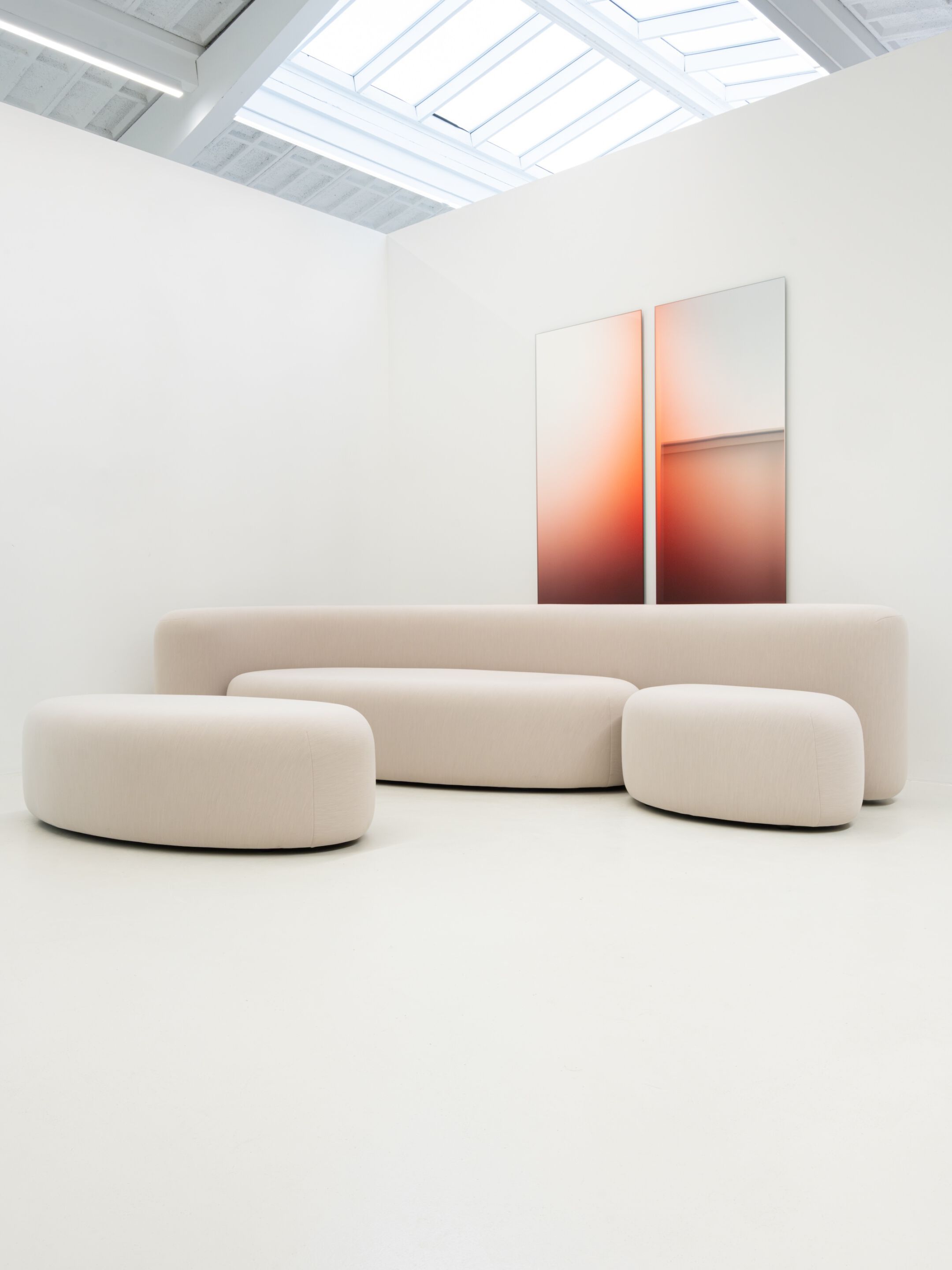 5-местный изогнутый тканевый диван La Cividina ARCH-00111236 - Вид №1