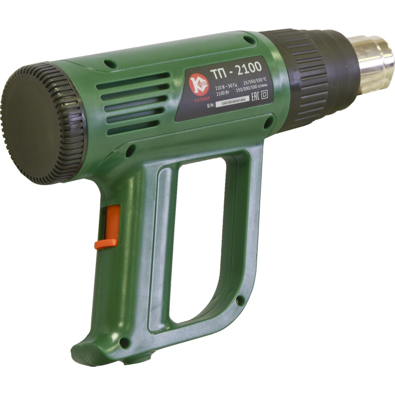 36309 Калибр Электрический теплопистолет ТП-2100  - Вид №1