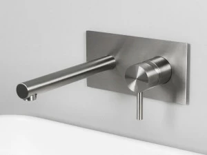 Super Inox Смеситель для умывальника настенный на 2 отверстия с тарелкой Dmb 0031197x