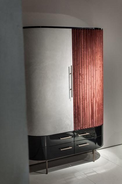 BAXTER Лакированный буфет с распашными дверцами с ящиками Plissé sun-id-1470201 - Вид №3