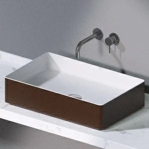 L620207 Накладная раковина на столешницу  прямоугольная A. e T. Italia Fly