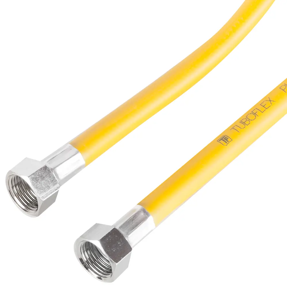 Гибкий газовый шланг армированный 1/2" гайка-гайка 100 см 14377482 STLM-2207290 Santreyd  - Вид №1