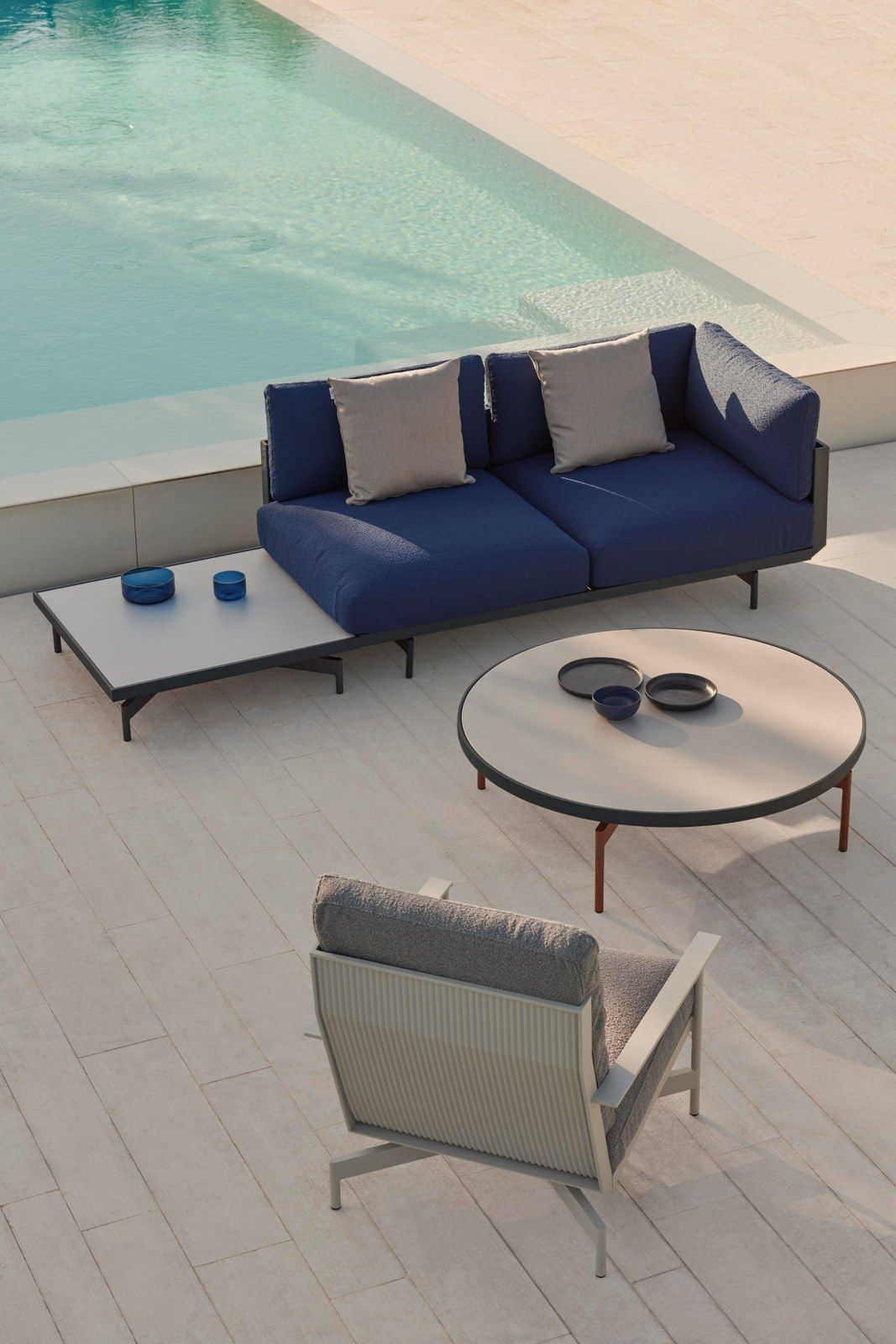 Тканевое садовое кресло с подлокотниками GANDIABLASCO Onde ARCH-00111771 - Вид №28