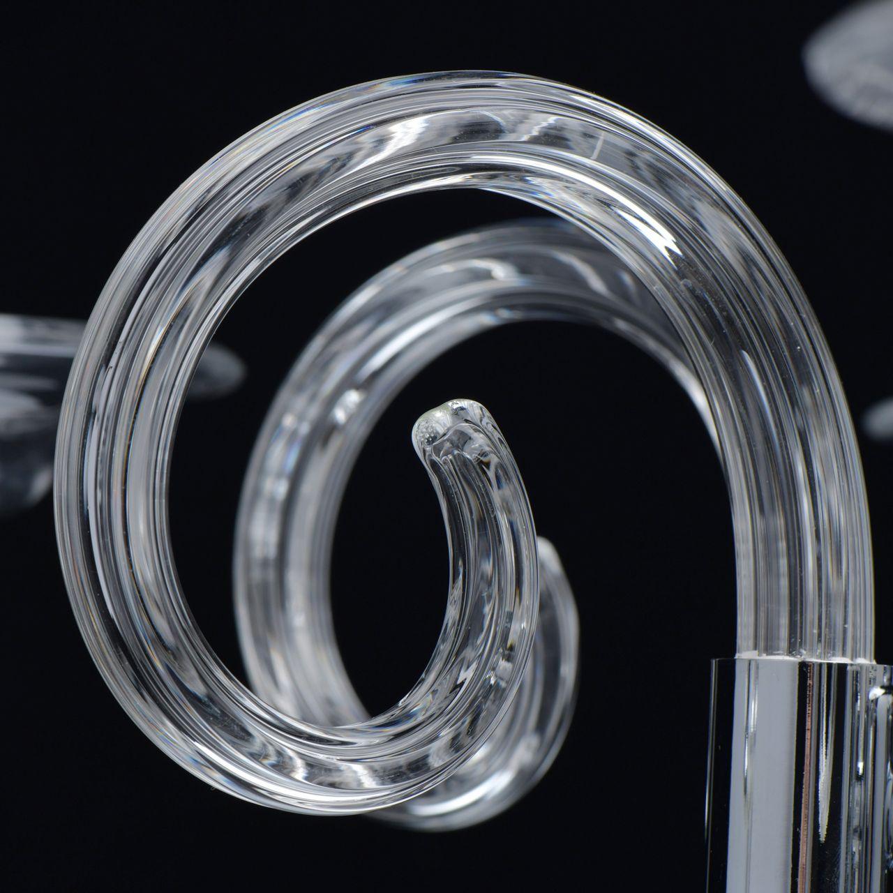 Подвесная люстра MW-Light Элла 483014210 MW-LIGHT ДИЗАЙНЕРСКИЕ, ЭЛЛА 279667 Хром  - Вид №2