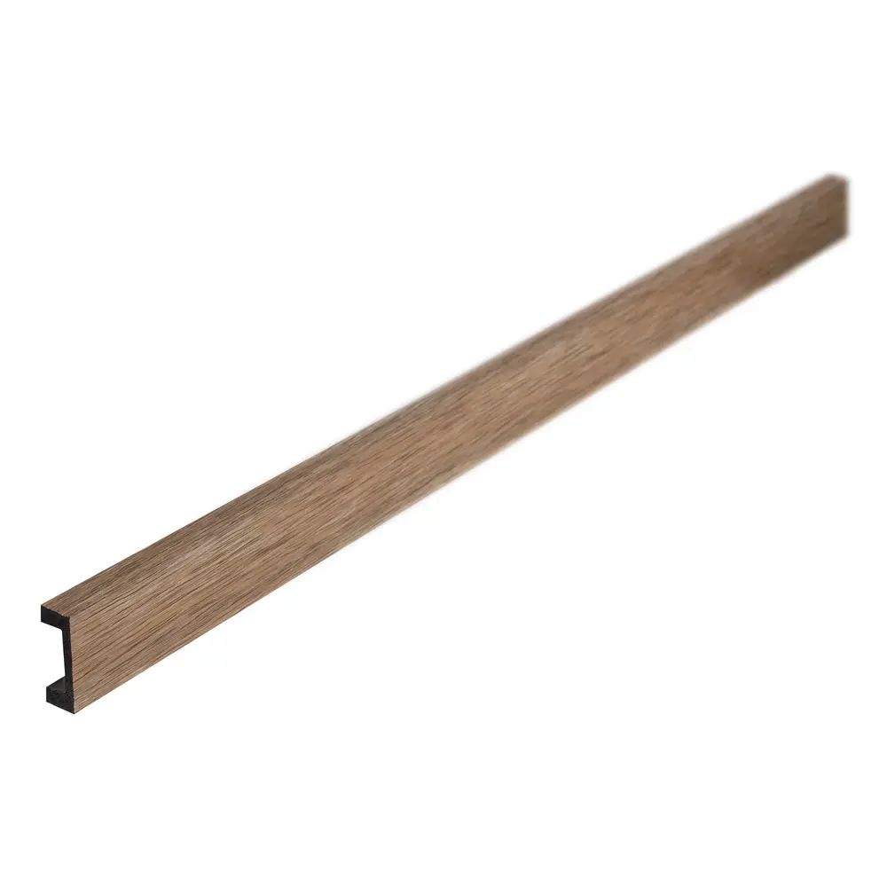 Рейка настенно-потолочная полистирол ударопрочный Decor-Dizayn 618-83 вишня 15x40x3000 мм 85473629 STLM-2036455  - Вид №2
