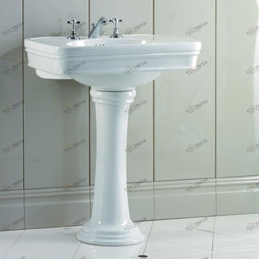 IBLG13FROSE Подвесная раковина настенная овальная Devon&Devon  белая 