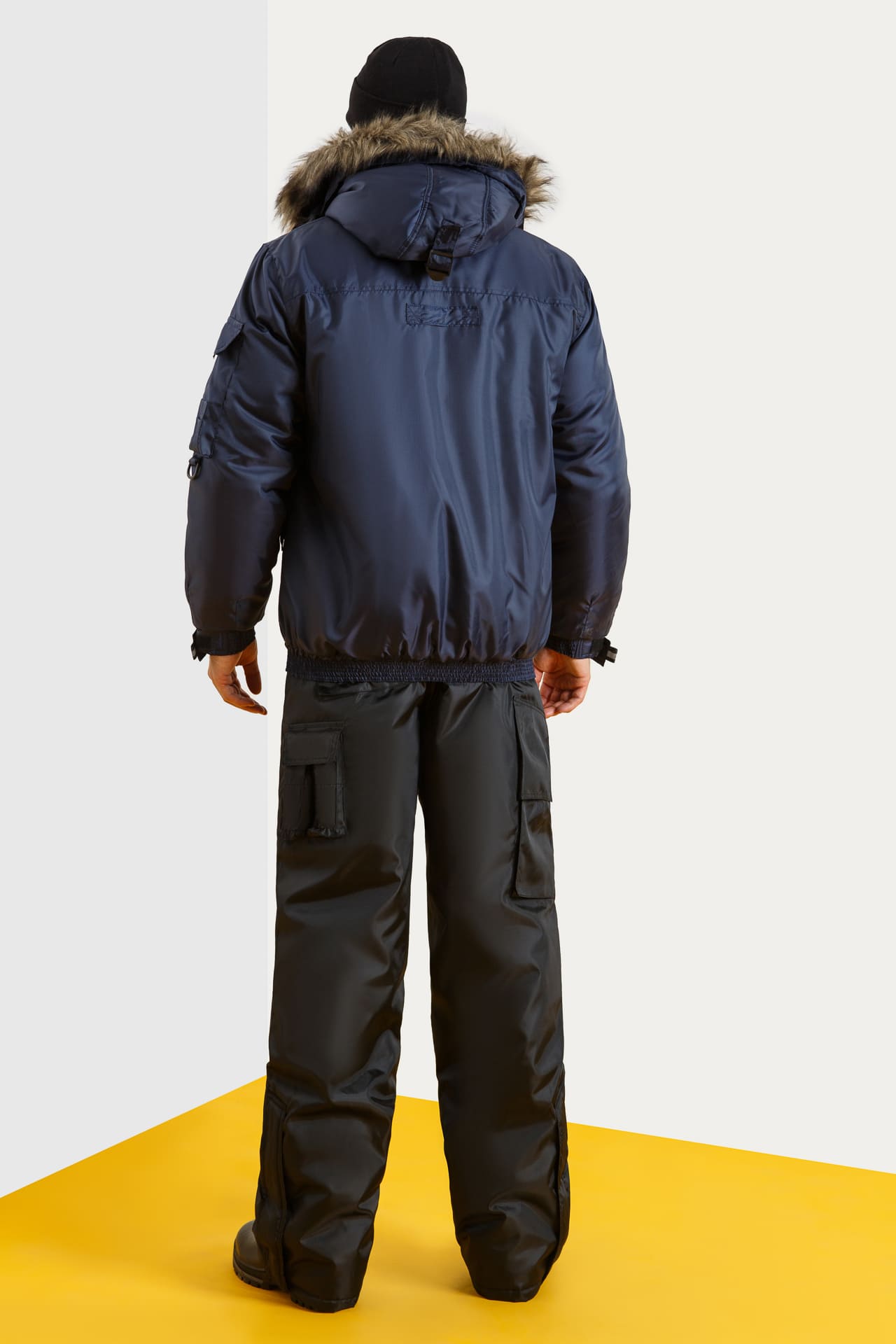 61396 Куртка "Север" зимняя темно-синяя  Зимняя спецодежда  размер 56-58/170-176  - Вид №8