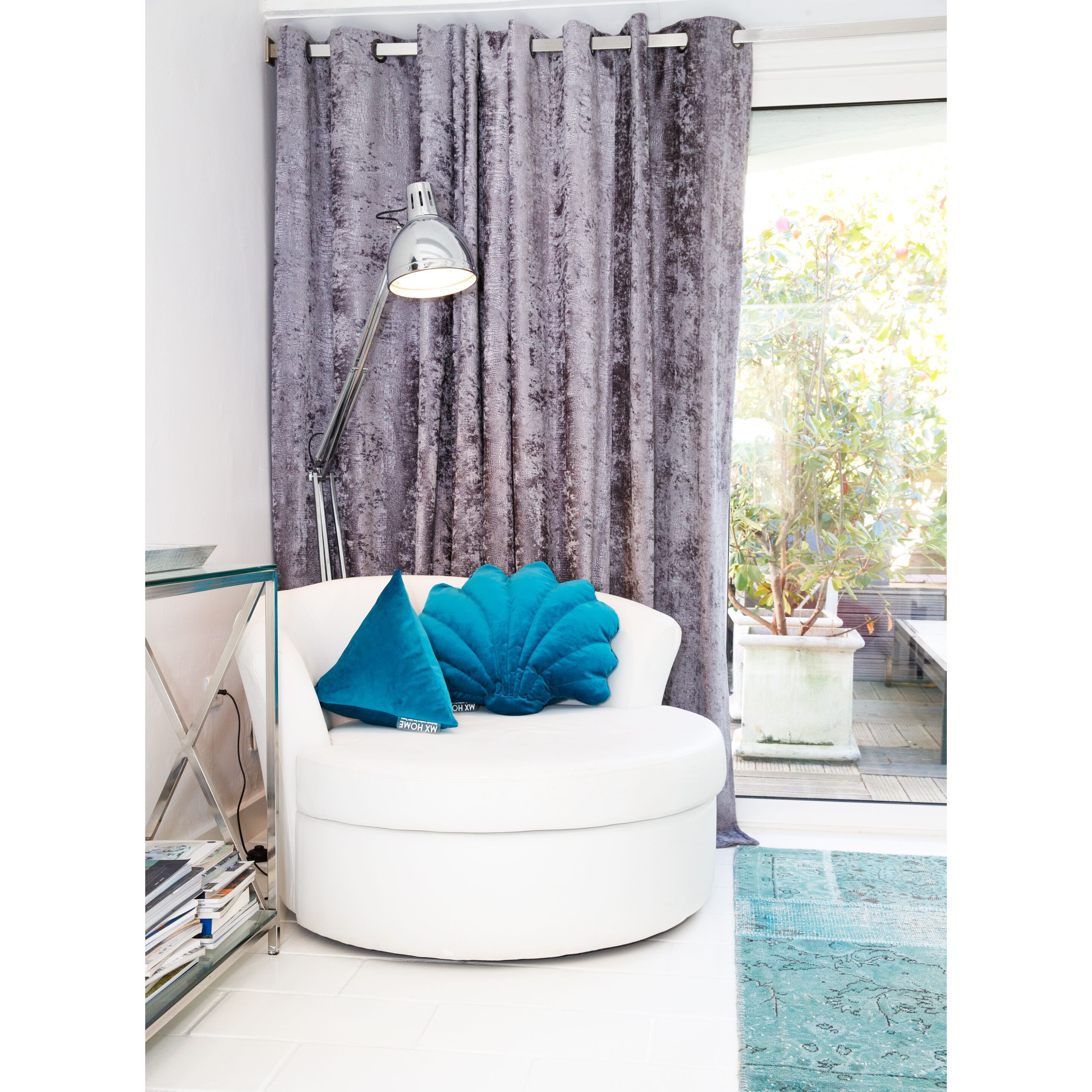 Бархатная однотонная подушка MX HOME Velours ARCH-00026824 - Вид №3